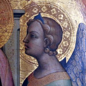 Lorenzo Monaco, Madonna col Bambino in trono e quattro angeli, 1402-1403 circa 03 - Mongolo1984