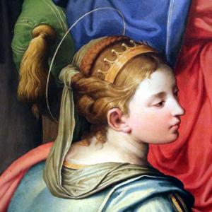 Giovan Battista Ramenghi detto il Bagnacavallo junior, Madonna col Bambino in trono e santi (1550 circa) 01 - Mongolo1984