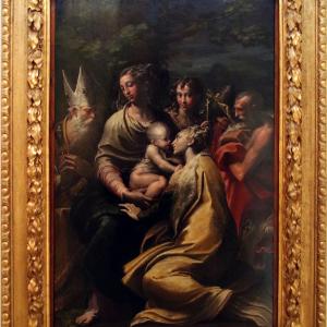 Francesco Mazzola detto il Parmigianino, Madonna col Bambino e i santi Margherita, Girolamo e Petronio, 1529 - Mongolo1984