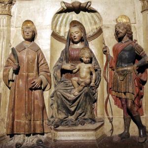 Vincenzo Onofri, La Vergine in trono col Bambino tra i ss. Lorenzo ed Eustachio, (1503) 01 - Mongolo1984