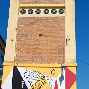 Selva Malvezzi murales particolare - Enrico Giulianelli