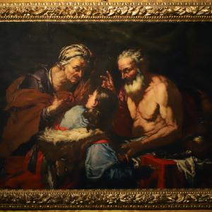 Giambattista langetti, benedizione di isacco a giacobbe, 1660-75 ca - Sailko