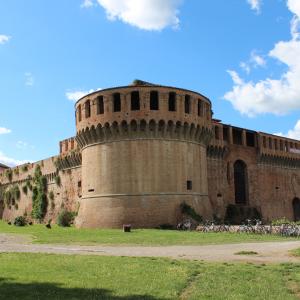 Rocca Sforzesca, vista laterale - Dst81