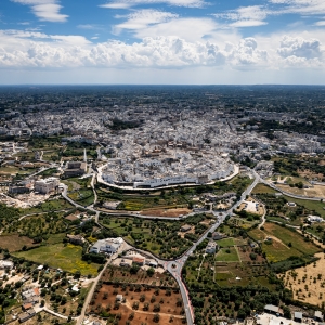 Ostuni - aerial view - ENIT SpA