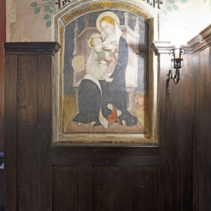 Castello della Manta, Madonna del Latte, anonimo del Quattrocento - ENIT SpA