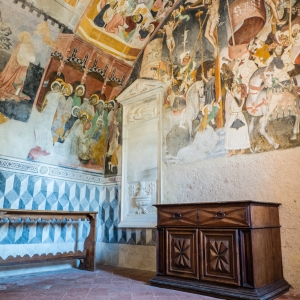 Ciclo di affreschi dedicato alla Passione di Cristo all'interno della chiesa del Castello della Manta - ENIT SpA