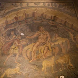 Villa Romana del Casale - mosaici del vestibolo di Ulisse e Polifemo - Simone Antonazzo / ENIT SpA