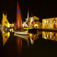 Porto canale di notte - Paola Focacci