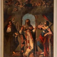 Benedetto Gennari jr, san nicola tra i ss. jacopo e lucia, 1700-10 ca - Sailko - ForlÃ¬ (FC)