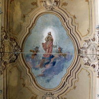 Forlì, san mercuriale, interno, cappella del ss. sacramento, esaltazione dell'eucaristia, xix-xx secolo