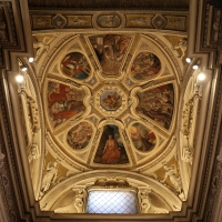 Livio Modigliani, soffitto della cappella di san mercuriale, storie di san girolamo, 1598 ca. 02 - Sailko
