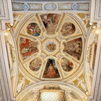 Livio Modigliani, soffitto della cappella di san mercuriale, storie di san girolamo, 1598 ca. 03 - Sailko