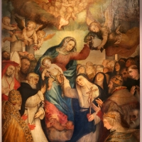 Pier paolo menzocchi, madonna del rosario, 1585 ca., da s. giacomo in s. domenico a forlÃ¬ 01 - Sailko - ForlÃ¬ (FC)