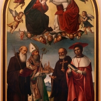 Baldassarre carrari, incoronazione della vergine e santi, 1512, dall'altare maggiore di san mercuriale, 01 - Sailko - ForlÃ¬ (FC)