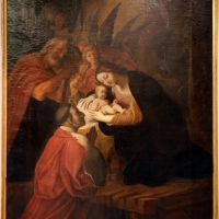 Ludovico carracci, san carlo borromeo in adorazione del bambino, 1614-16, da s. bernardo a bologna - Sailko - ForlÃ¬ (FC)