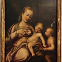 Francesco longhi (attr.), madonna col bambino e san giovannino, 1580-90 ca - Sailko - ForlÃ¬ (FC)