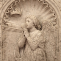 Antonio rossellino, sarcofago del beato marcolino amanni, 1458, da s. giacomo in s. domenico a forlÃ¬, virtÃ¹, speranza 02 - Sailko - ForlÃ¬ (FC) 