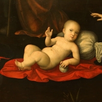 Francesco francia, adorazione del bambino con la sacra famiglia, due pastori e due angeli, 1510-14 ca., dall'oratorio del gesÃ¹ a bologna 02 - Sailko - ForlÃ¬ (FC)