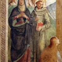 Marco palmezzano, crocifissione e santi, 1492, da s.m. della ripa a forlÃ¬, 03 madonna e san francesco - Sailko - ForlÃ¬ (FC)