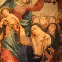 Pier paolo menzocchi, madonna del rosario, 1585 ca., da s. giacomo in s. domenico a forlÃ¬ 05 - Sailko - ForlÃ¬ (FC)