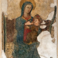 Scuola riminese, madonna col bambino, xiv secolo
