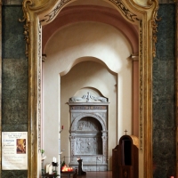 Tommaso fiamberti, monumento funebre di luffo numai, con rilievi di giovanni ricci, 1502-09, 00 - Sailko - ForlÃ¬ (FC)