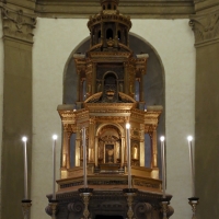 Pianetto (galeata), santa maria dei miracoli, interno, altare maggiore - Sailko - Galeata (FC)