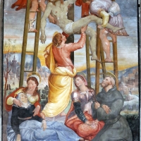 Scuola del vasari, deposizione dalla croce, 1550-1600 ca. 02,2