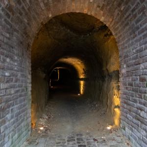 Ingresso tunnel anti-aereo sotto al Castello Malatestiano di Longiano - Matteo Panzavolta
