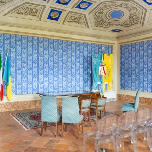 Villa Torlonia - Palazzo Nobile - la Sala Blu foto di: |Archivio Comune di San Mauro Pascoli| - Comune di San Mauro Pascoli