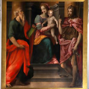 Michele tosini, madonna col bambino e santi, 04 - Sailko