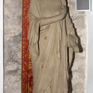Bagno di romagna, santa maria assunta, statua di una santa, xiv secolo 01 foto di Sailko