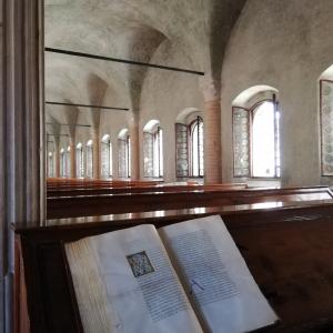 Biblioteca Malatestiana, codice aperto - Chiara Bartolini