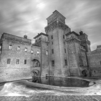 Castello Glaciale (bianco e nero) - Nicola Bisi