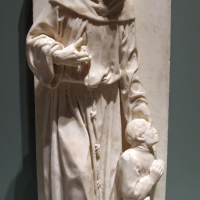 Bernardo rossellino, san francesco e un devoto, 1460-61, 01 - Sailko