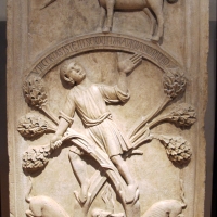 Maestro campionese, apologo dell'unicorno (allegoria dlela vita), 1250 ca. - Sailko
