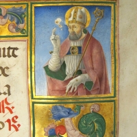 Jacopo filippo argenta e fra evangelista da reggio, antifonario IV, post 1485, 05 - Sailko