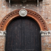 Ferrara, palazzo bonacossi, ext. 06 portale - Sailko