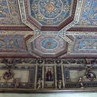Palazzo schifanoia, sala degli stucchi o delle virtù, di domenico di paris e buongiovanni da geminiano (1467) 13 - Sailko