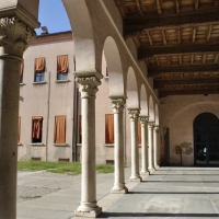Loggia cortile palazzo Pendaglia Ferrara - Nicola Quirico