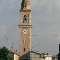 Serravalle, campanile della chiesa di San Francesco d'Assisi - Samaritani