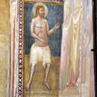 Scuola bolognese, ciclo dell'abbazia di pomposa, 1350 ca., giudizio universale, santo - Sailko