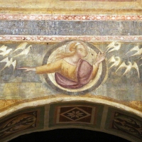 Scuola bolognese, ciclo dell'abbazia di pomposa, 1350 ca., apocalisse, 18 sette uccelli 1 photo by Sailko