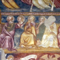 Scuola bolognese, ciclo dell'abbazia di pomposa, 1350 ca., giudizio universale, apostoli 02 photo by Sailko
