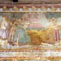Scuola bolognese, ciclo dell'abbazia di pomposa, 1350 ca., vecchio testamento, 14 arca dell'alleanza by |Sailko|