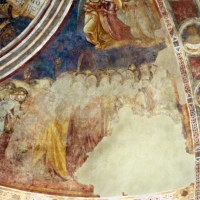 Vitale da bologna e aiuti, cristo in maestà, angeli, santi e storie di s. eustachio, 1351, 12 by Sailko