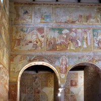 Pomposa, abbazia, interno 02, scuola bolognese, 1350 ca., by Sailko