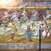 Scuola bolognese, ciclo dell'abbazia di pomposa, 1350 ca., nuovo testamento, 07 nozze di cana 1 by Sailko