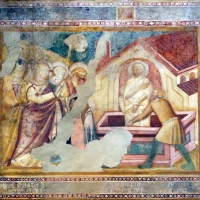 Scuola bolognese, ciclo dell'abbazia di pomposa, 1350 ca., nuovo testamento, 10 resurrezione di lazzaro by Sailko