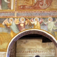 Scuola bolognese, ciclo dell'abbazia di pomposa, 1350 ca., apocalisse, 05,1 angeli 1 by Sailko
